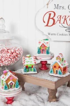 3” Acrylic Light Up Gingerbread House Ornament