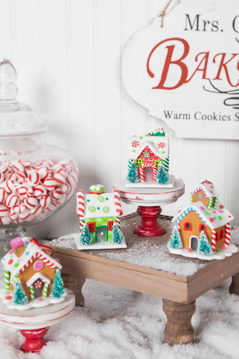 3” Acrylic Light Up Gingerbread House Ornament