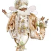 15" African American White Christmas Fairy, Medium - Mark Roberts