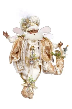 15" African American White Christmas Fairy, Medium - Mark Roberts