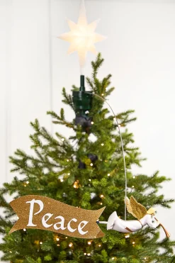 Animated Tree Topper, Angel Circles The Tree