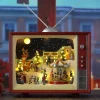 15" Antique Animated TV