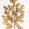 27" Antique Gold Metallic Holly Berry Stem