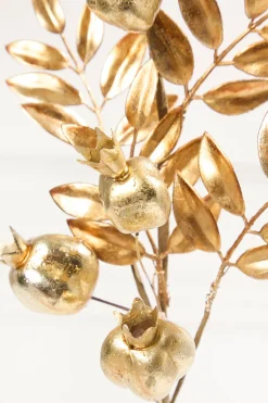 26" Antique Gold Metallic Pomegranate Stem