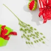 33” Apple Green Glitter Berry Spray