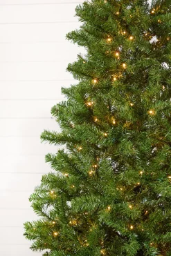 7.5' Aspen Pine Artificial Christmas Tree with 400 Color-Changing Lights