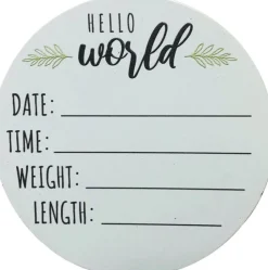 Baby’s Hello World Disk Personalizable Ornament