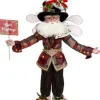 21" Bah Humbug Fairy On Base - Mark Roberts