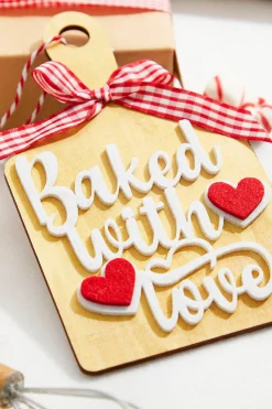 8” Baked With Love Chopping Board Ornament