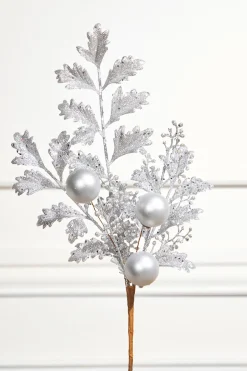 22" Ball Bead Spray - Silver