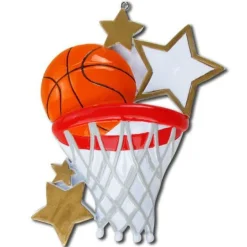 4" Basketball Customizable Ornament