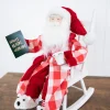 16” Bedtime Sitting Santa in Pajamas