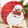 8" "Believe" Santa Sign