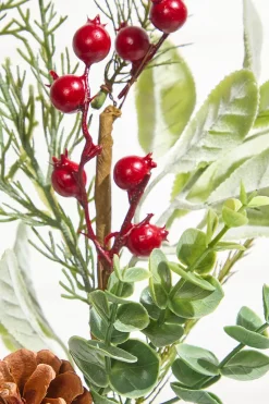 18" Berry and Holly Pine Pick