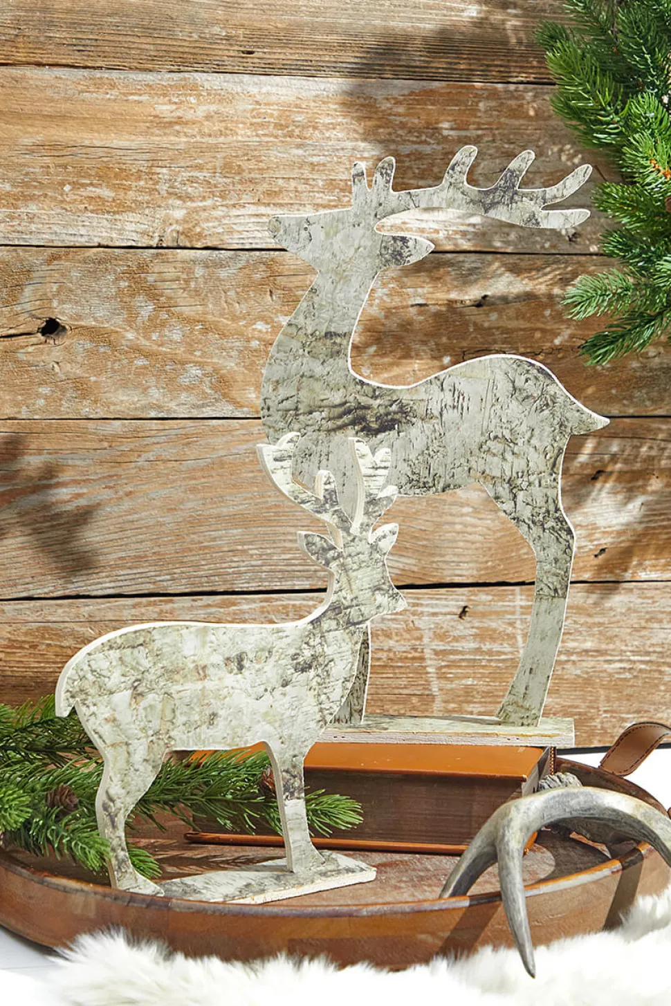 Birch Paper Standing Deer