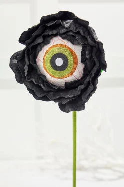 22" Black Eye Ball Flower Stem
