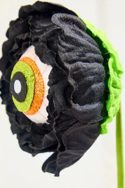 22" Black Eye Ball Flower Stem