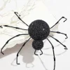 16" Black Frizzy Spider