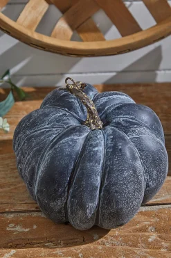 8” Black Weathered Pumpkin