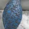 7" Blue Drop Ornament