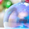 6" Blue Iridescent Ball Ornament
