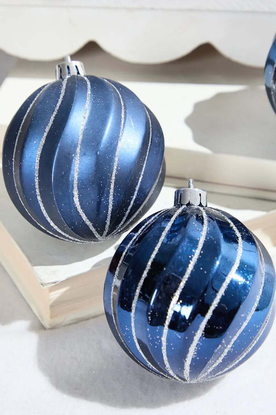 3" Blue Shatterproof Boxed Set of 6