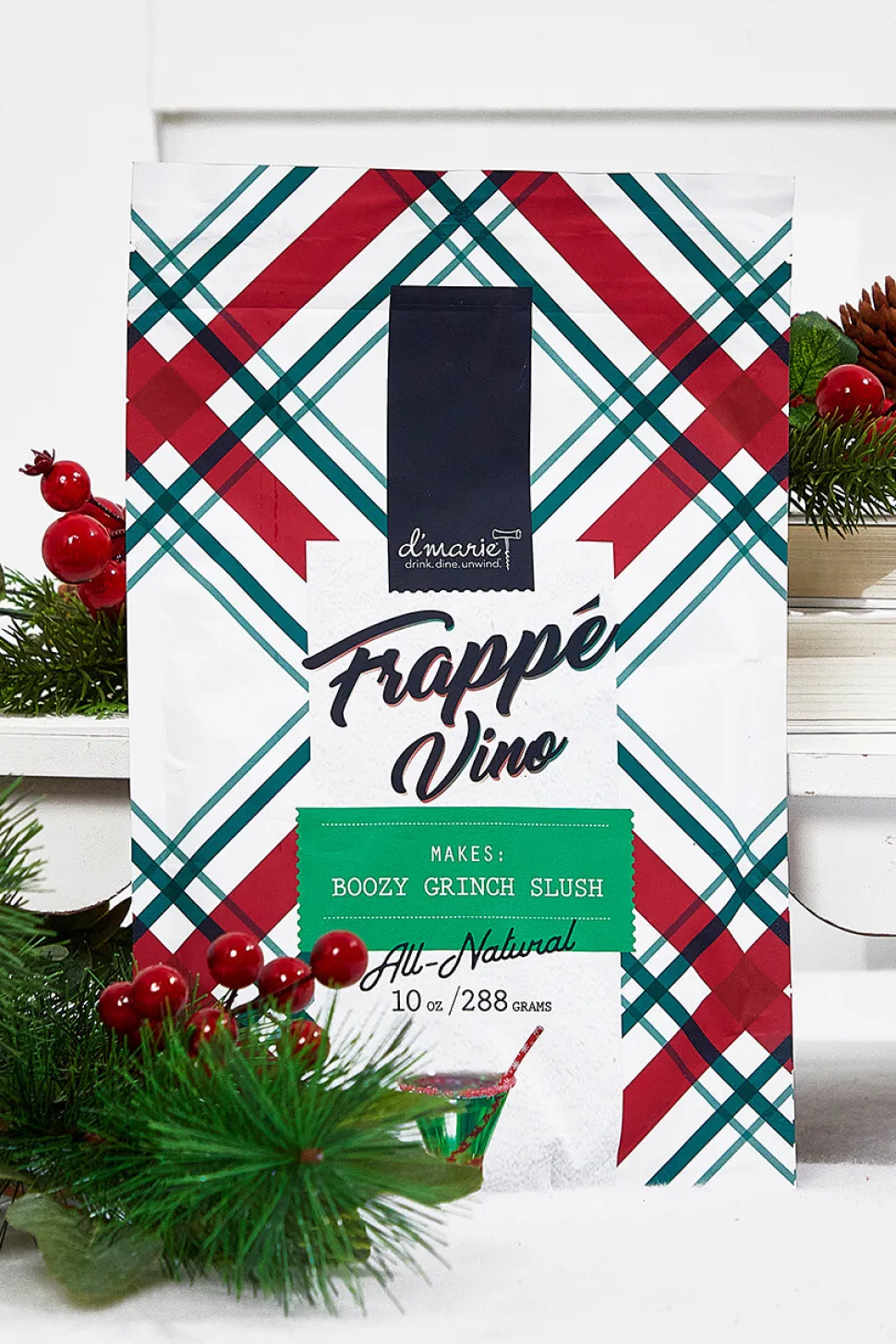 Boozy Grinch Slush Mix - Frappe Vino