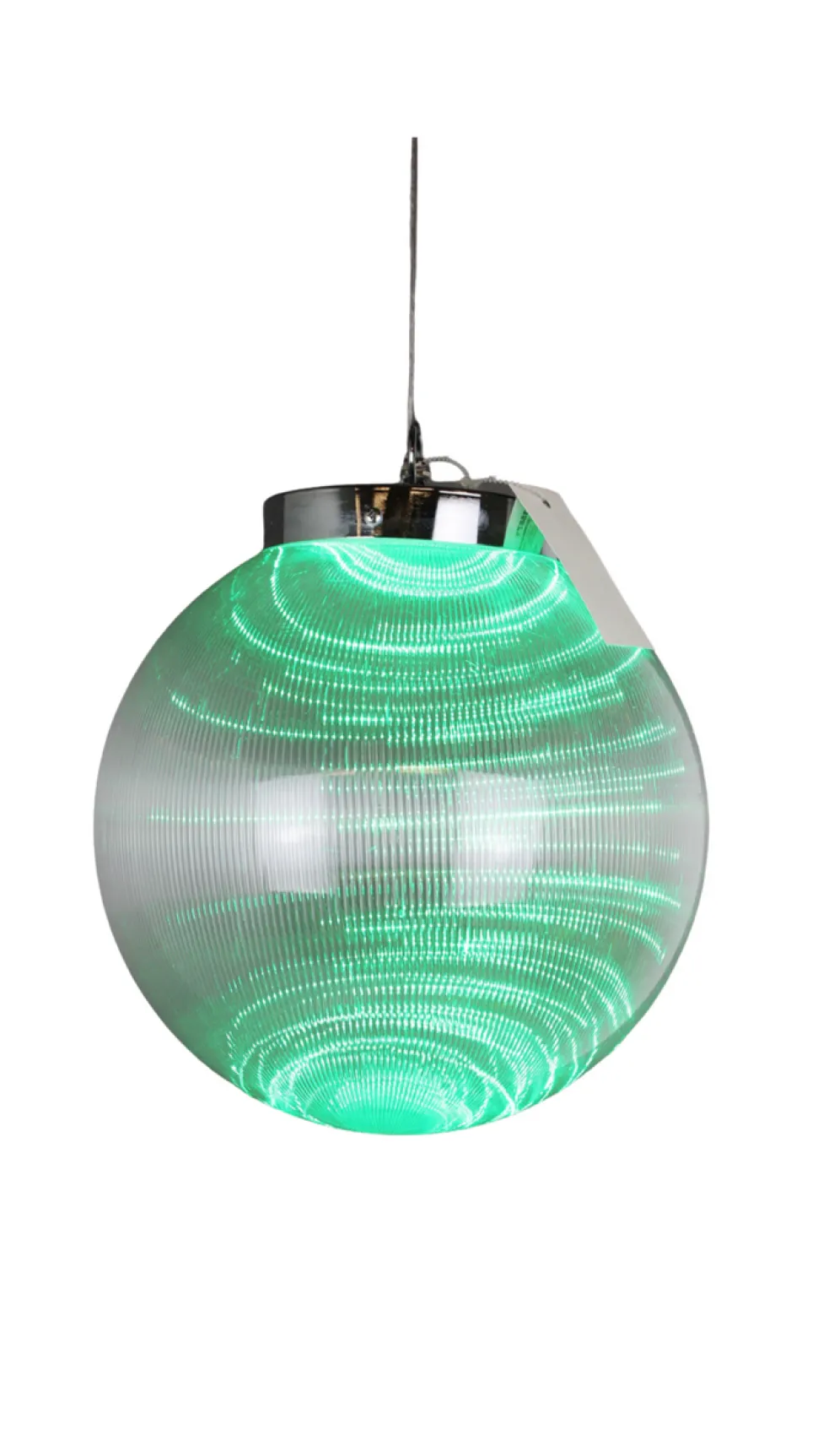 12" Borealis Ball Lighted LED - Green
