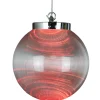 12" Borealis Ball Lighted LED - Red