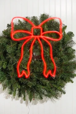 19.3" Bow Lit Neon Sign
