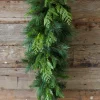 29" Bristle Pine With Natural Touch Evergreen Teardrop