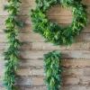 36" Bristle Pine With Natural Touch Evergreen Wreath
