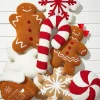Brown Gingerbread House Pillow