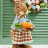 19" Brown Gingham Easter Bunny