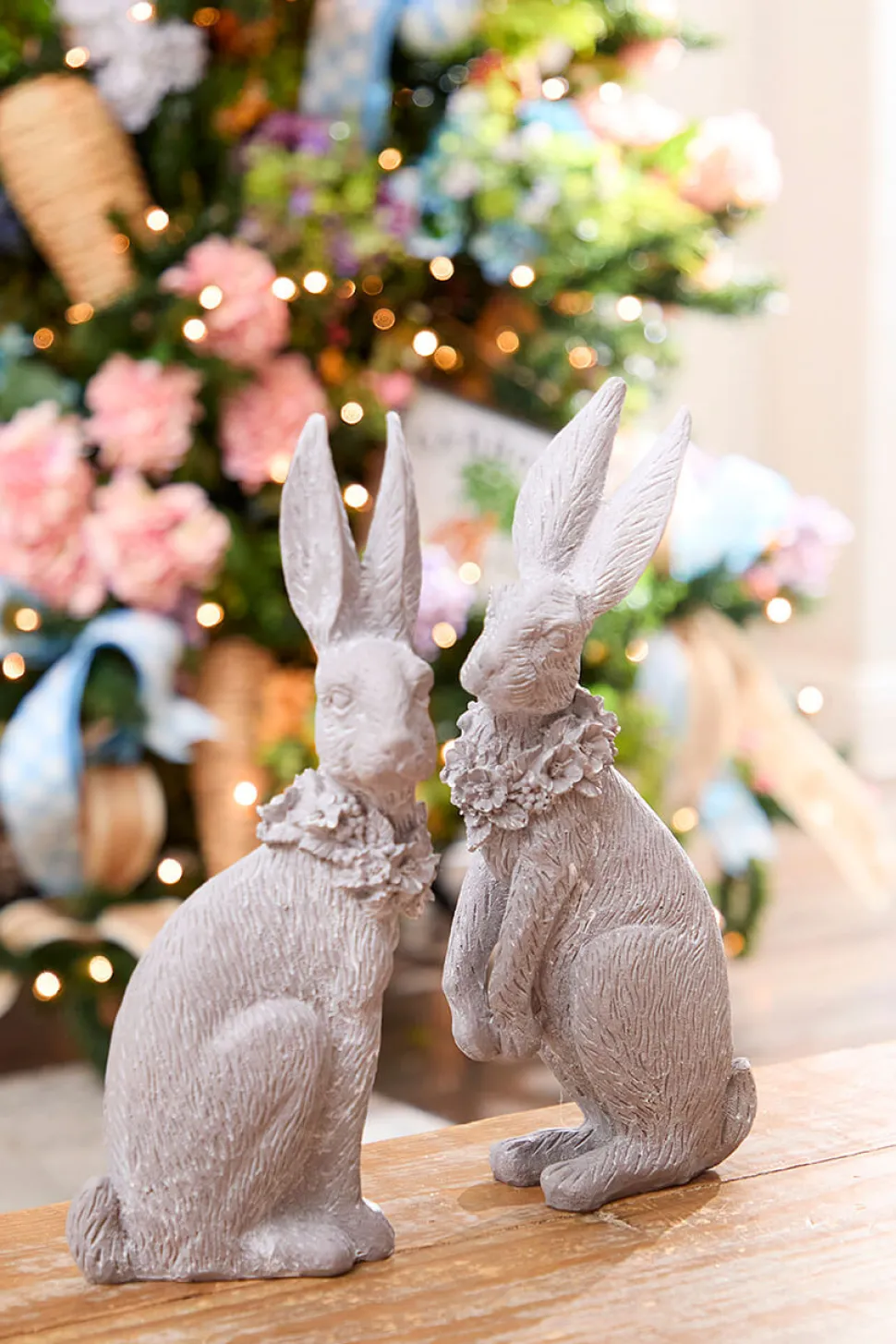 13" Bunny Resin Figure