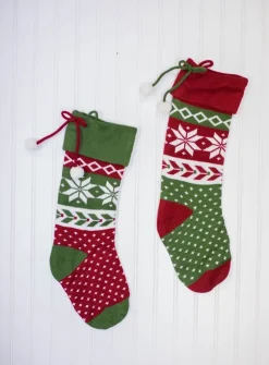 21” Cable Knit Sweater Stocking