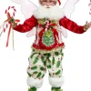 21" Candycane Holly Fairy on Base - Mark Roberts
