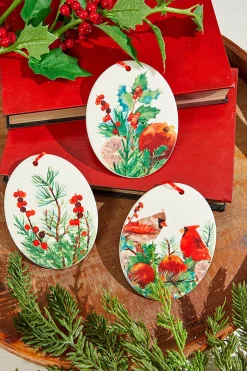 5" Cardinal Ceramic Ornament