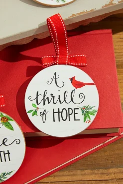 Cardinal Chorus Ornament - Assortment of 5