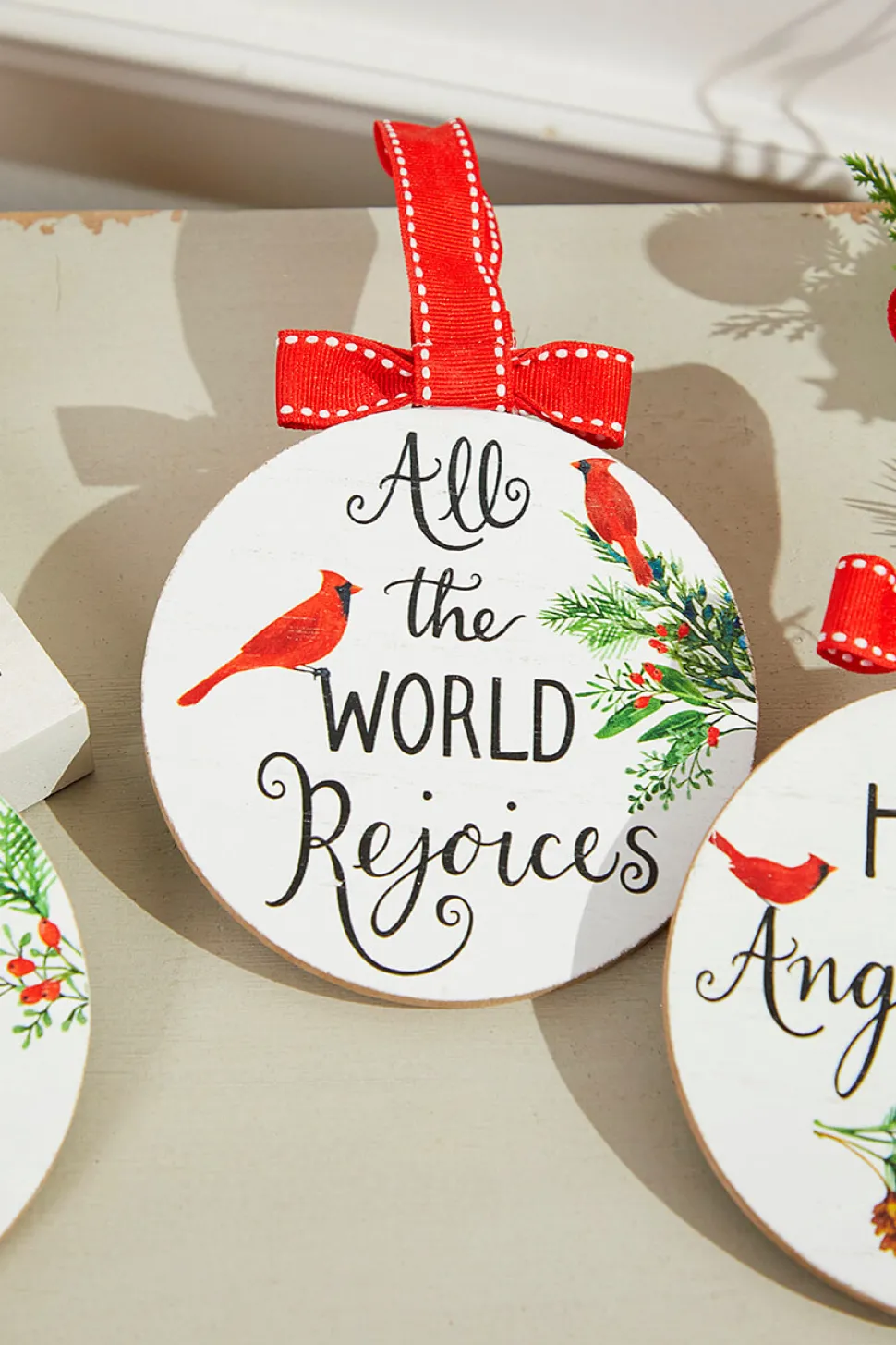 Cardinal Chorus Ornament - Assortment of 5