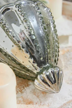 10" Catherdral Antique Mercury Glass Ornament