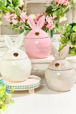 8" Ceramic Bunny Cookie Jar