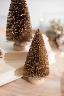 5” Champagne Bottle Brush Tree