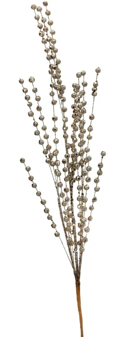33” Champagne Glitter Ball Spray