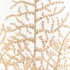 35" Champagne Glitter Fern Spray