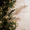 30” Champagne Glitter Sequin Pine Spray