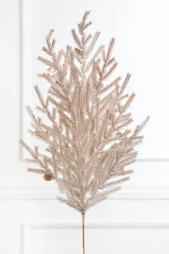 32" Champagne Metallic Pine Spray