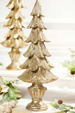 19" Champagne Resin Tree