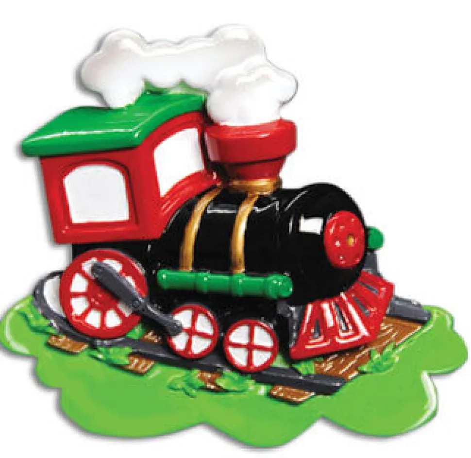 3.5" Choo Choo Train Customizable Ornament
