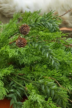 32” Christmas Cedar/Hemlock Swag